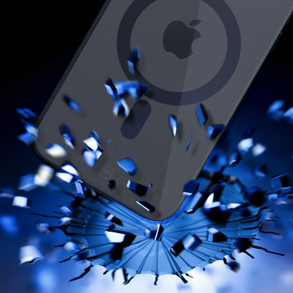3mk Satin Armor MagCase su MagSafe, skirtas iPhone 15 – skaidrus su juodu rėmeliu