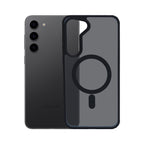 3mk Smoke MagCase su MagSafe, skirtas Samsung Galaxy S24 - pusiau permatomas