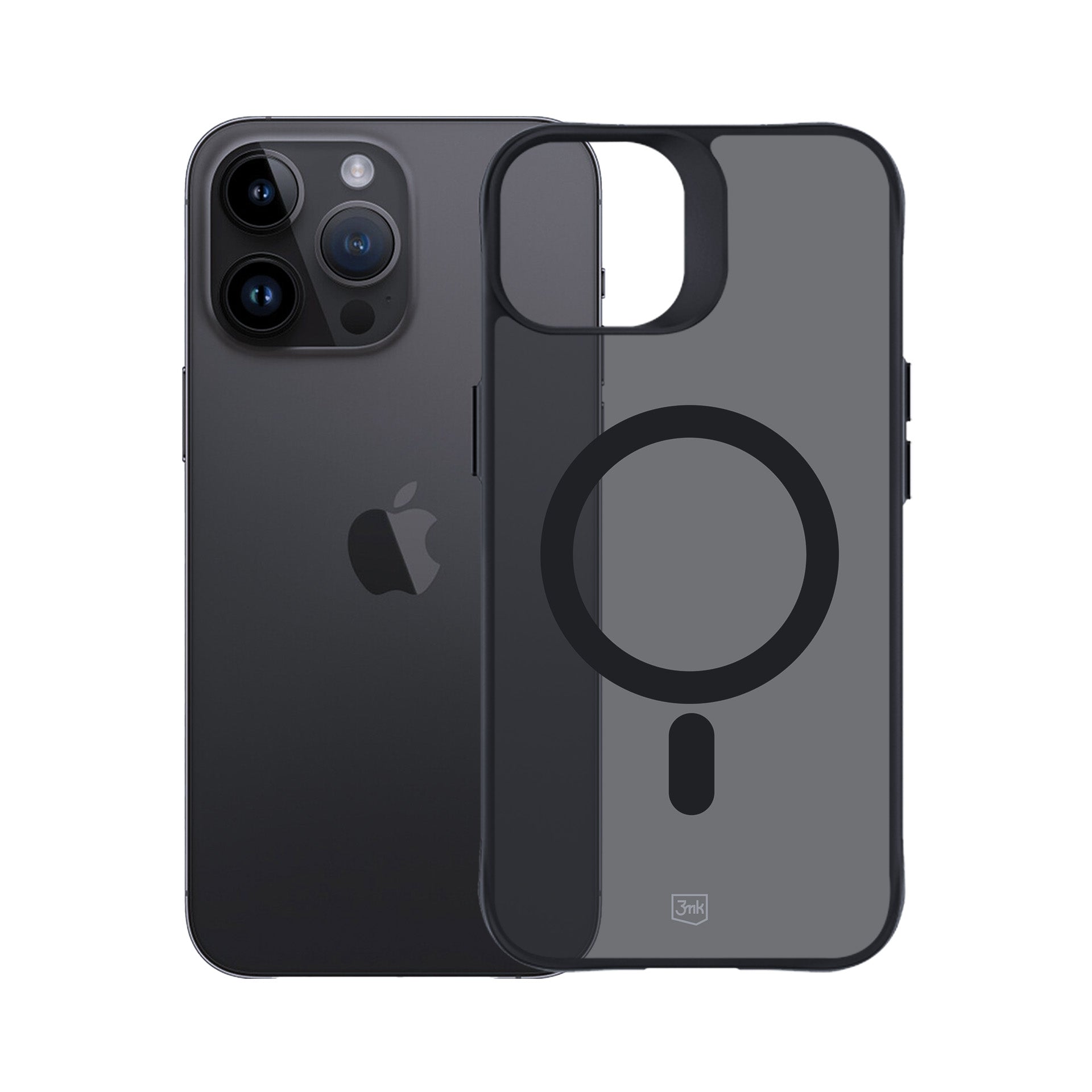 3mk Smoke MagCase su MagSafe, skirtas iPhone 14 Pro – pusiau permatomas