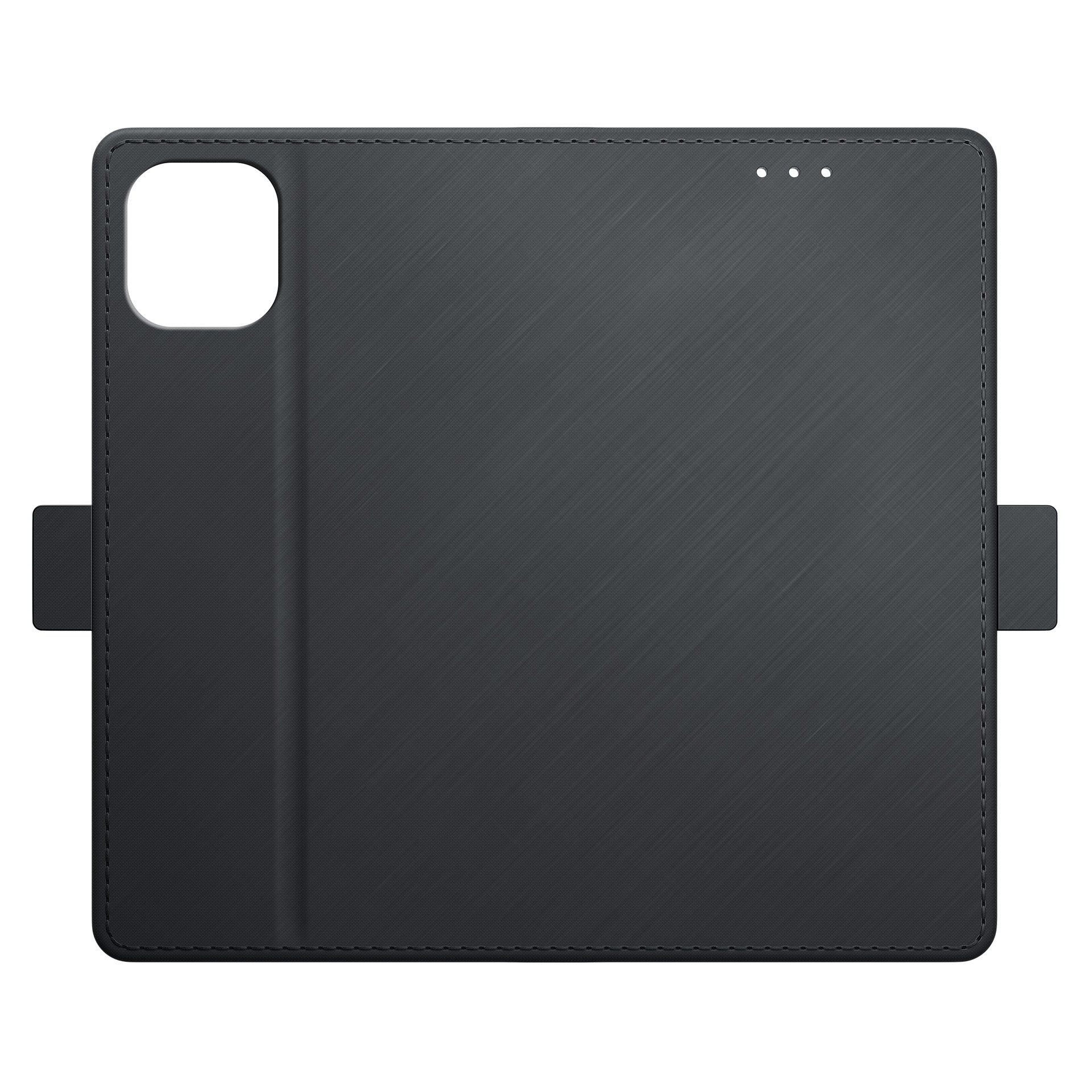 3mk Wallet Case iPhone 12 / 12 Pro dėklas – juodas -- iPhone 12 / iPhone 12 Pro