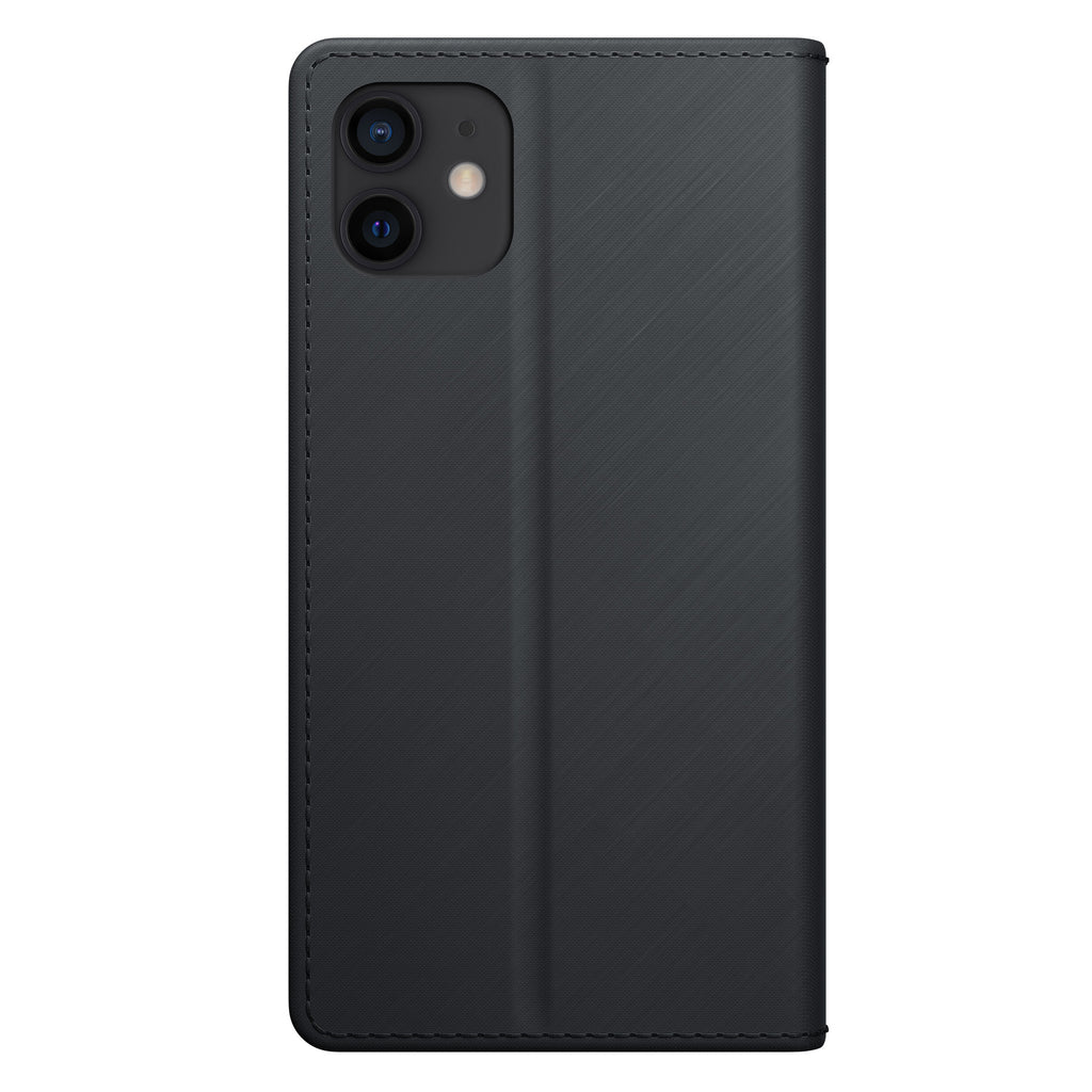 3mk Wallet Case iPhone 12 / 12 Pro dėklas – juodas -- iPhone 12 / iPhone 12 Pro