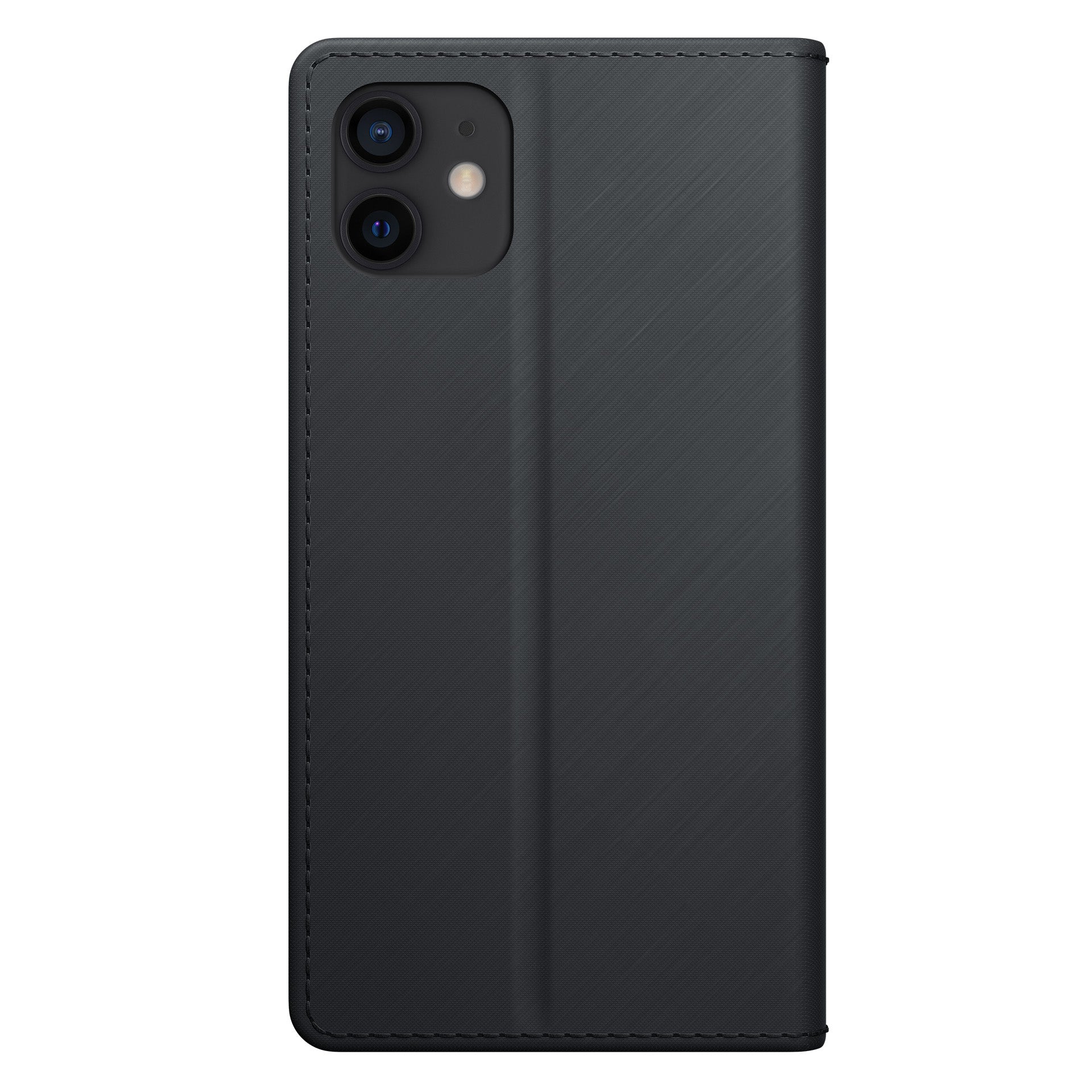 3mk Wallet Case iPhone 12 / 12 Pro dėklas – juodas -- iPhone 12 / iPhone 12 Pro