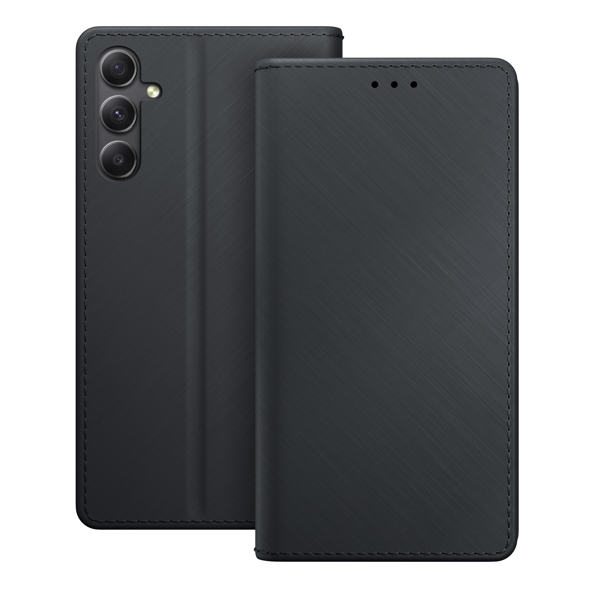 3mk piniginės dėklas, skirtas Samsung Galaxy A34 5G – juodas