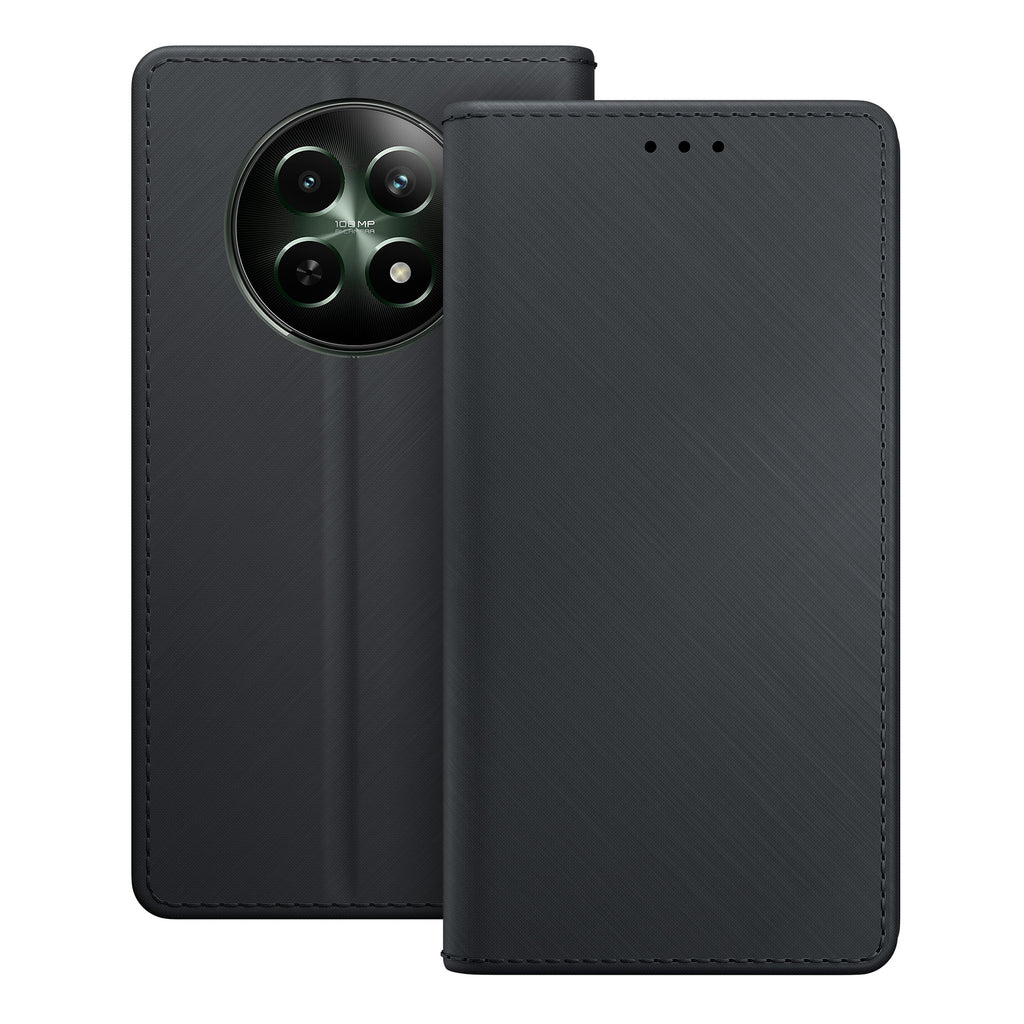 3mk piniginės dėklas, skirtas Realme 12 5G – juodas -- Realme 12 5G