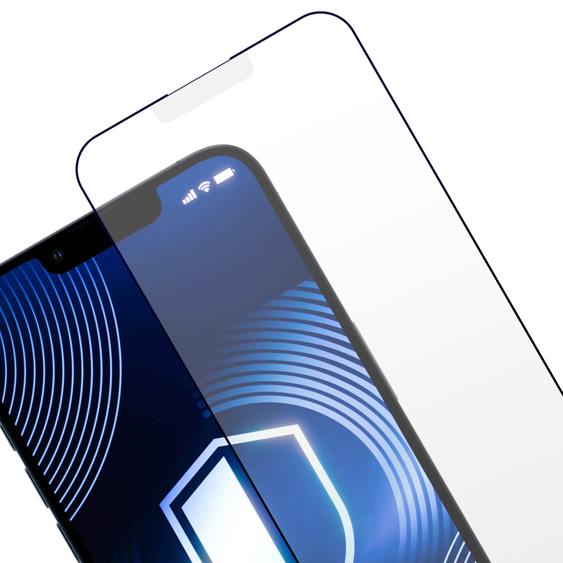Matinis grūdintas stiklas 3mk HardGlass Matt Max, skirtas iPhone 13 / 13 Pro / 14
