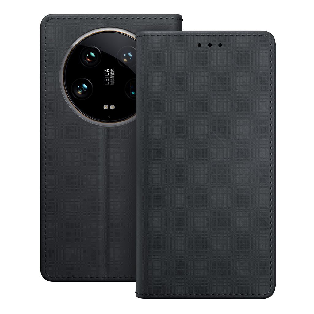 3mk piniginės dėklas, skirtas Xiaomi 14 Ultra – juodas