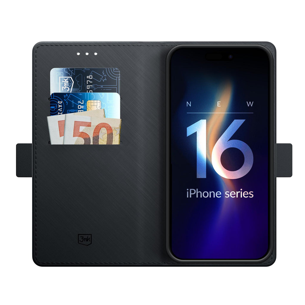 3mk piniginės dėklas, skirtas iPhone 16 Pro Max