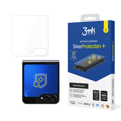 Antibakterinė plėvelė 3mk SilverProtection+ skirta Samsung Galaxy Z Flip 6 -- Samsung Galaxy Z Flip 6