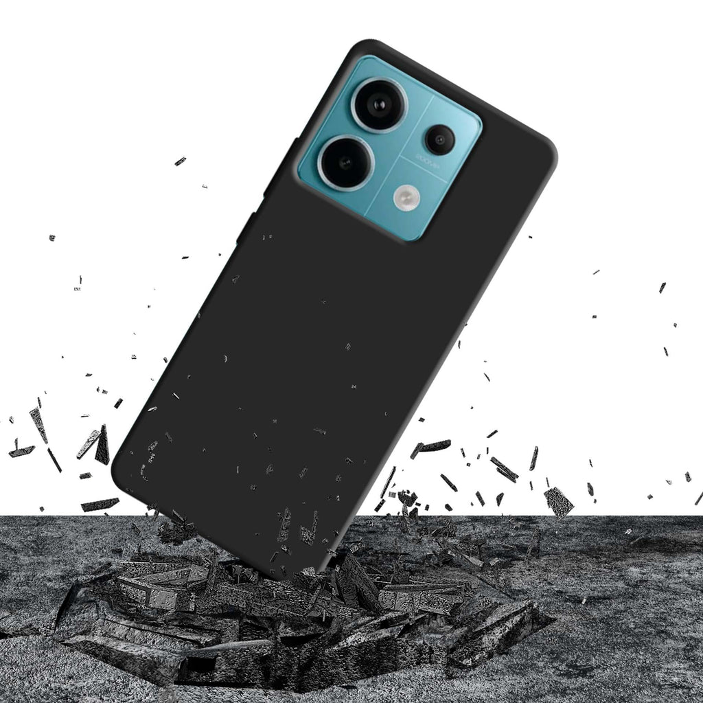 3mk Silicone Case skirtas Xiaomi Redmi Note 13 Pro 5G – juodas -- Xiaomi Redmi Note 13 Pro