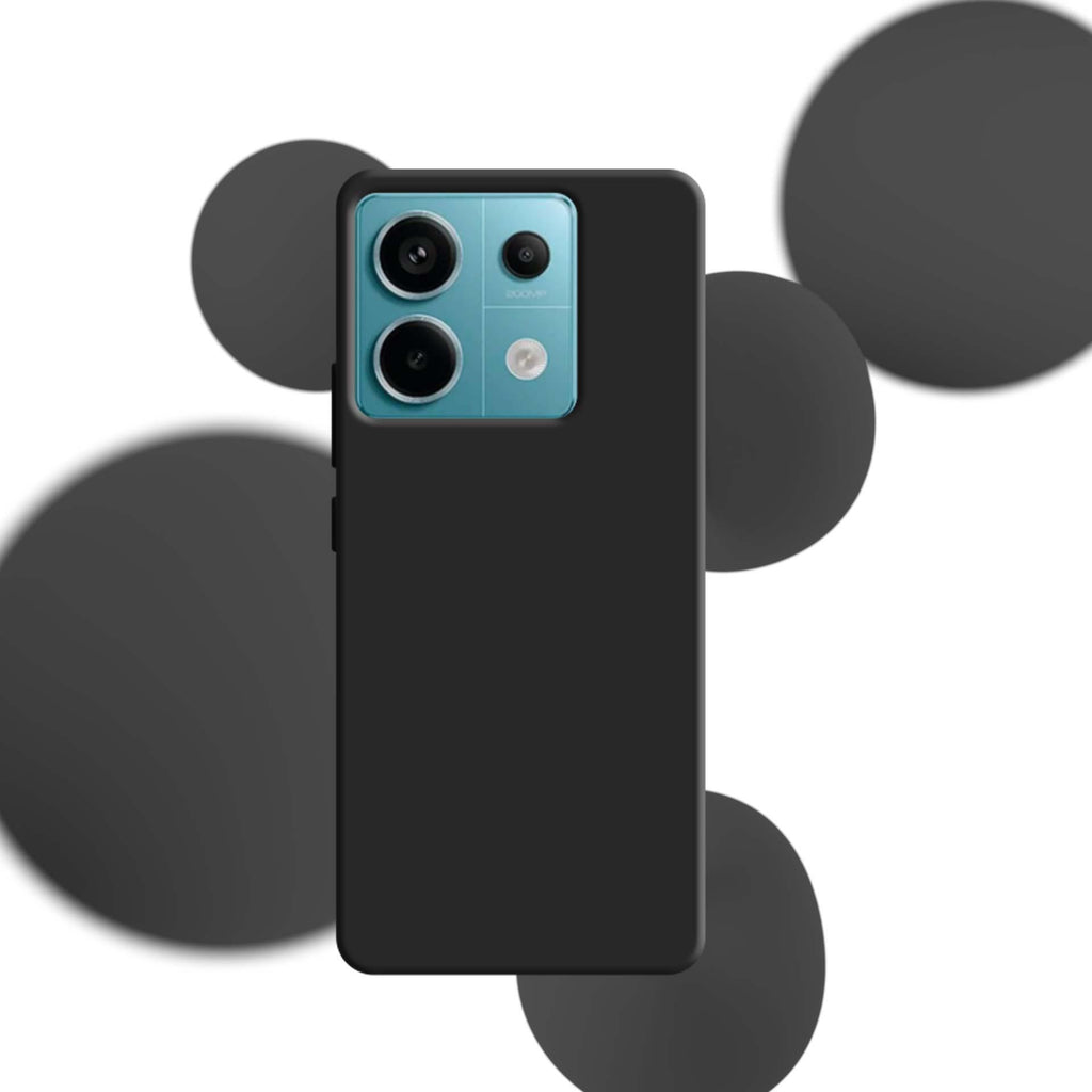 3mk Silicone Case skirtas Xiaomi Redmi Note 13 Pro 5G – juodas -- Xiaomi Redmi Note 13 Pro