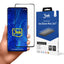 Grūdintas stiklas 3mk HardGlass Max Lite su juodu rėmeliu Xiaomi Redmi Note 13 Pro+ -- Xiaomi Redmi Note 13 Pro+