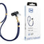 Smartphone lanyard 3mk easyclip elite - mėlyna -- Cell phone cases and covers