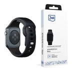 3mk silicone watch strap skirtas Apple Watch 42 / 44 / 45 / 49 mm - black