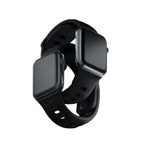 3mk silicone watch strap skirtas Apple Watch 42 / 44 / 45 / 49 mm - black