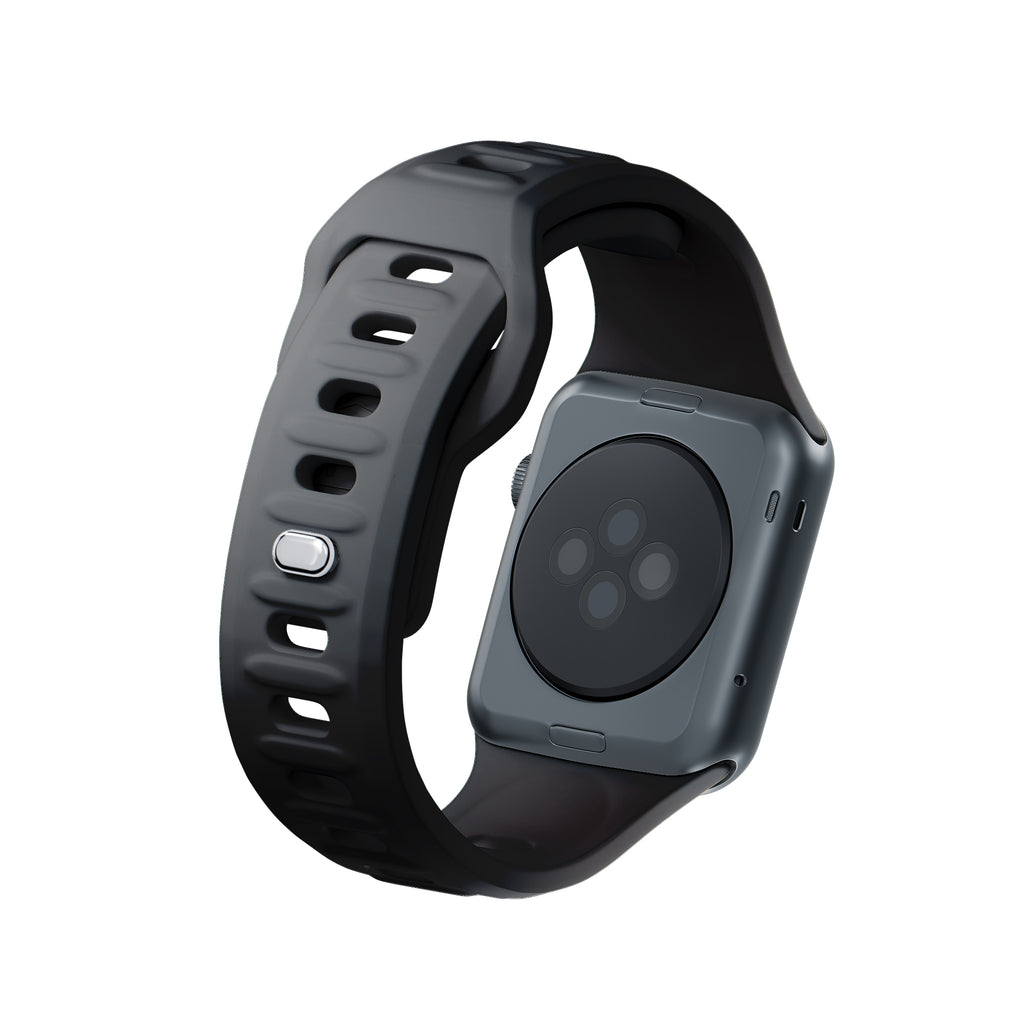 3mk silicone watch strap skirtas Apple Watch 42 / 44 / 45 / 49 mm - black