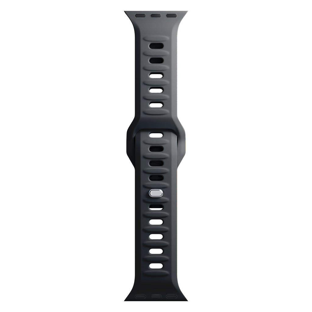 3mk silicone watch strap skirtas Apple Watch 42 / 44 / 45 / 49 mm - black