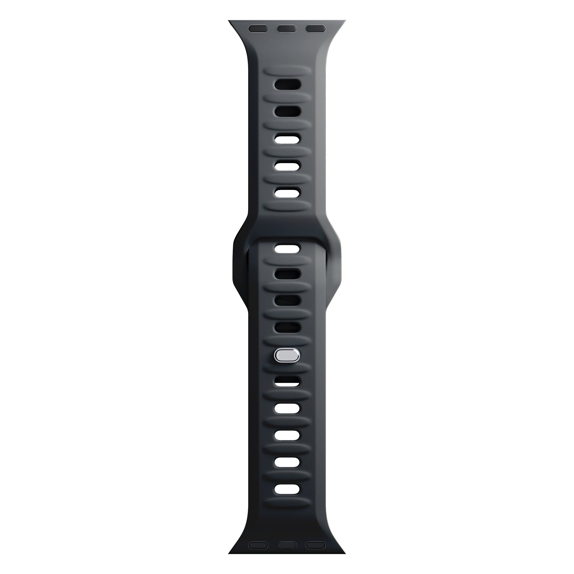 3mk silicone watch strap skirtas Apple Watch 42 / 44 / 45 / 49 mm - black