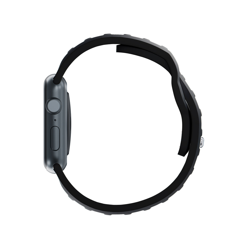 3mk silicone watch strap skirtas Apple Watch 42 / 44 / 45 / 49 mm - black