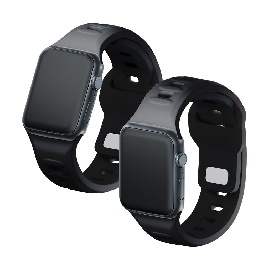 3mk silicone watch strap skirtas Apple Watch 42 / 44 / 45 / 49 mm - black