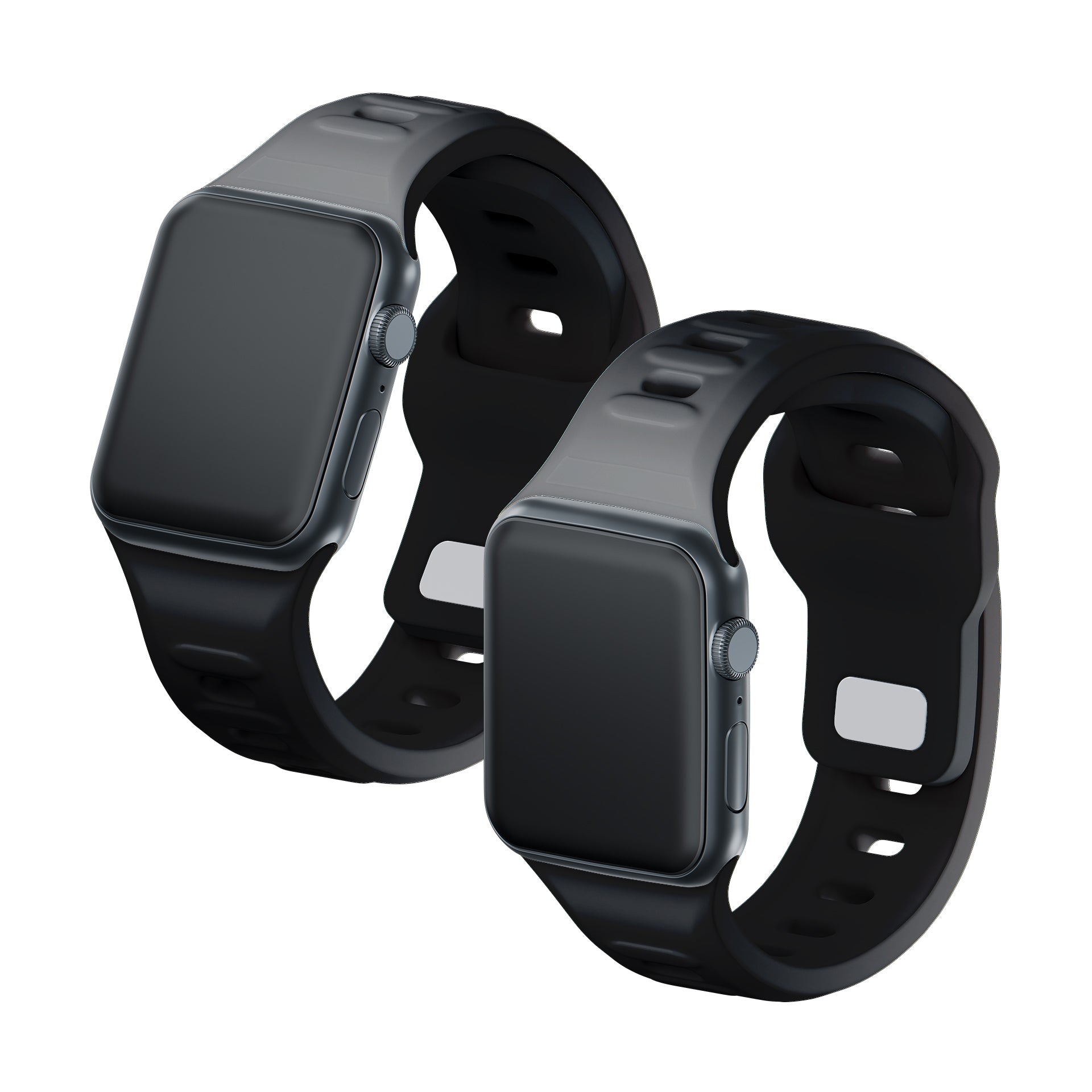 3mk silicone watch strap skirtas Apple Watch 42 / 44 / 45 / 49 mm - black