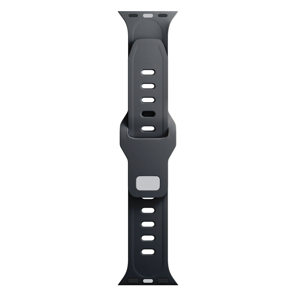 3mk silicone watch strap skirtas Apple Watch 42 / 44 / 45 / 49 mm - black