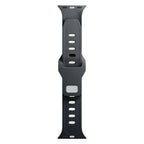 3mk silicone watch strap skirtas Apple Watch 42 / 44 / 45 / 49 mm - black