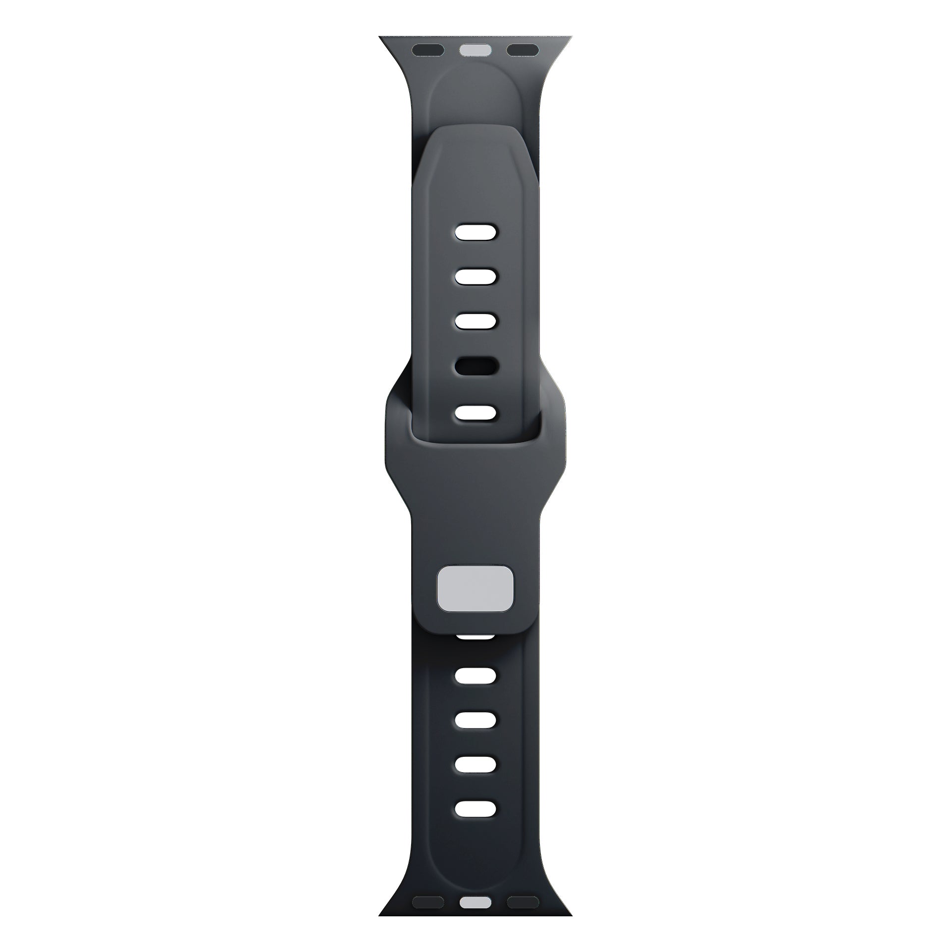 3mk silicone watch strap skirtas Apple Watch 42 / 44 / 45 / 49 mm - black