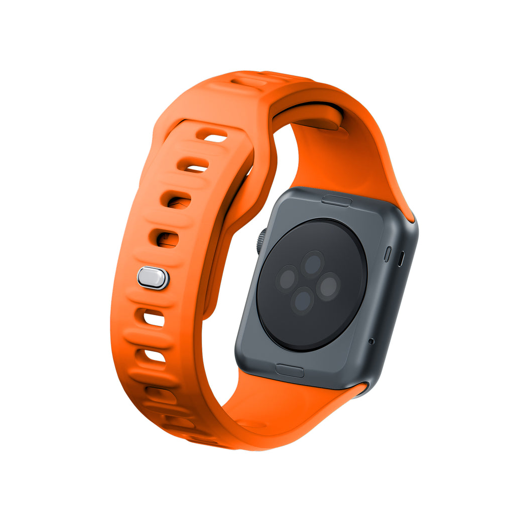 3mk silicone watch strap skirtas Apple Watch 42 / 44 / 45 / 49 mm - orange
