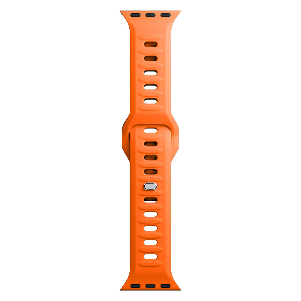 3mk silicone watch strap skirtas Apple Watch 42 / 44 / 45 / 49 mm - orange