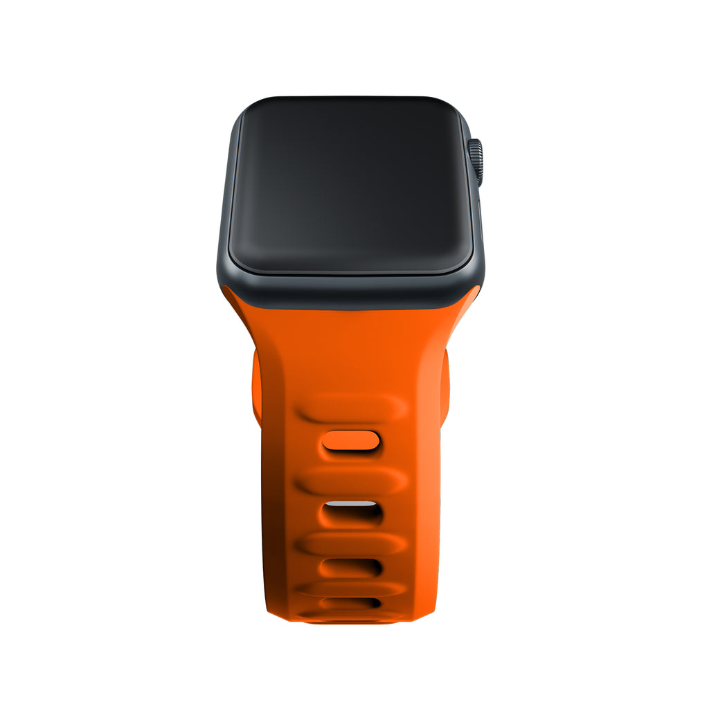 3mk silicone watch strap skirtas Apple Watch 42 / 44 / 45 / 49 mm - orange