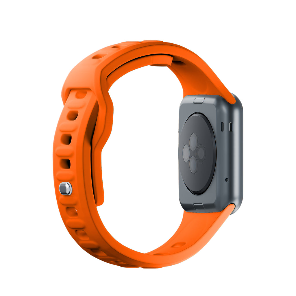 3mk silicone watch strap skirtas Apple Watch 42 / 44 / 45 / 49 mm - orange