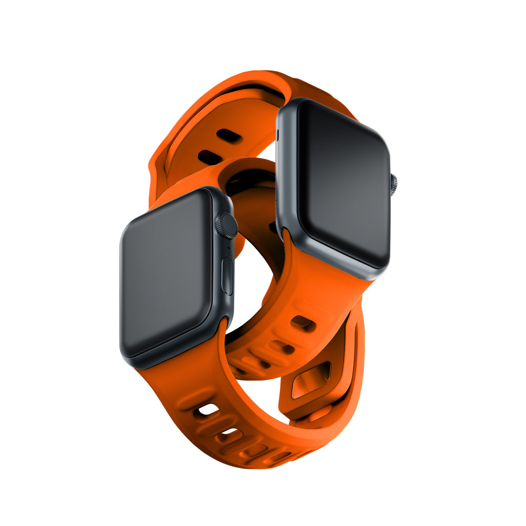 3mk silicone watch strap skirtas Apple Watch 42 / 44 / 45 / 49 mm - orange