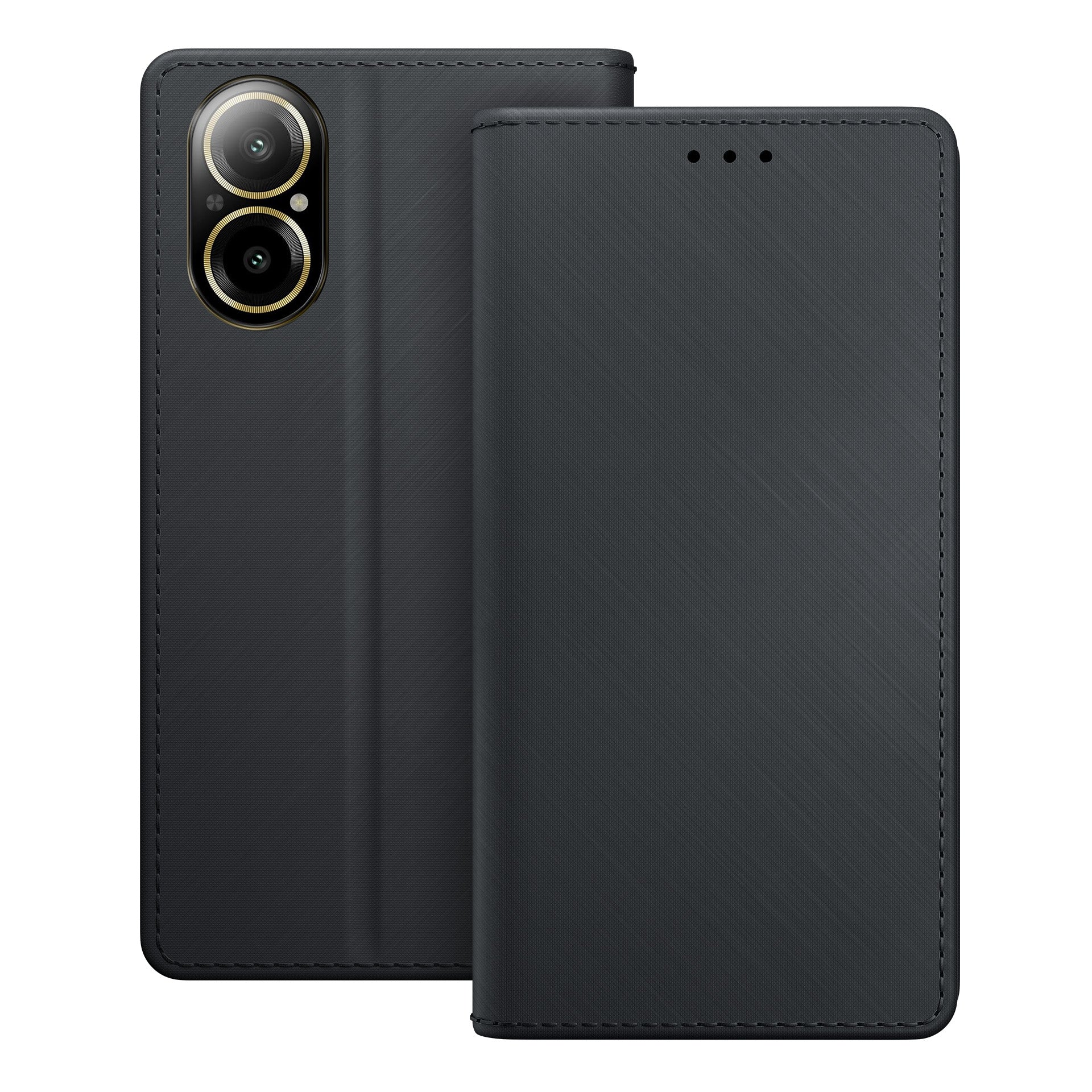 3mk piniginės dėklas, skirtas Realme C67 – juodas -- Realme C67