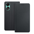 3mk piniginės dėklas, skirtas Oppo A78 4G – juodas -- Oppo A78 4G