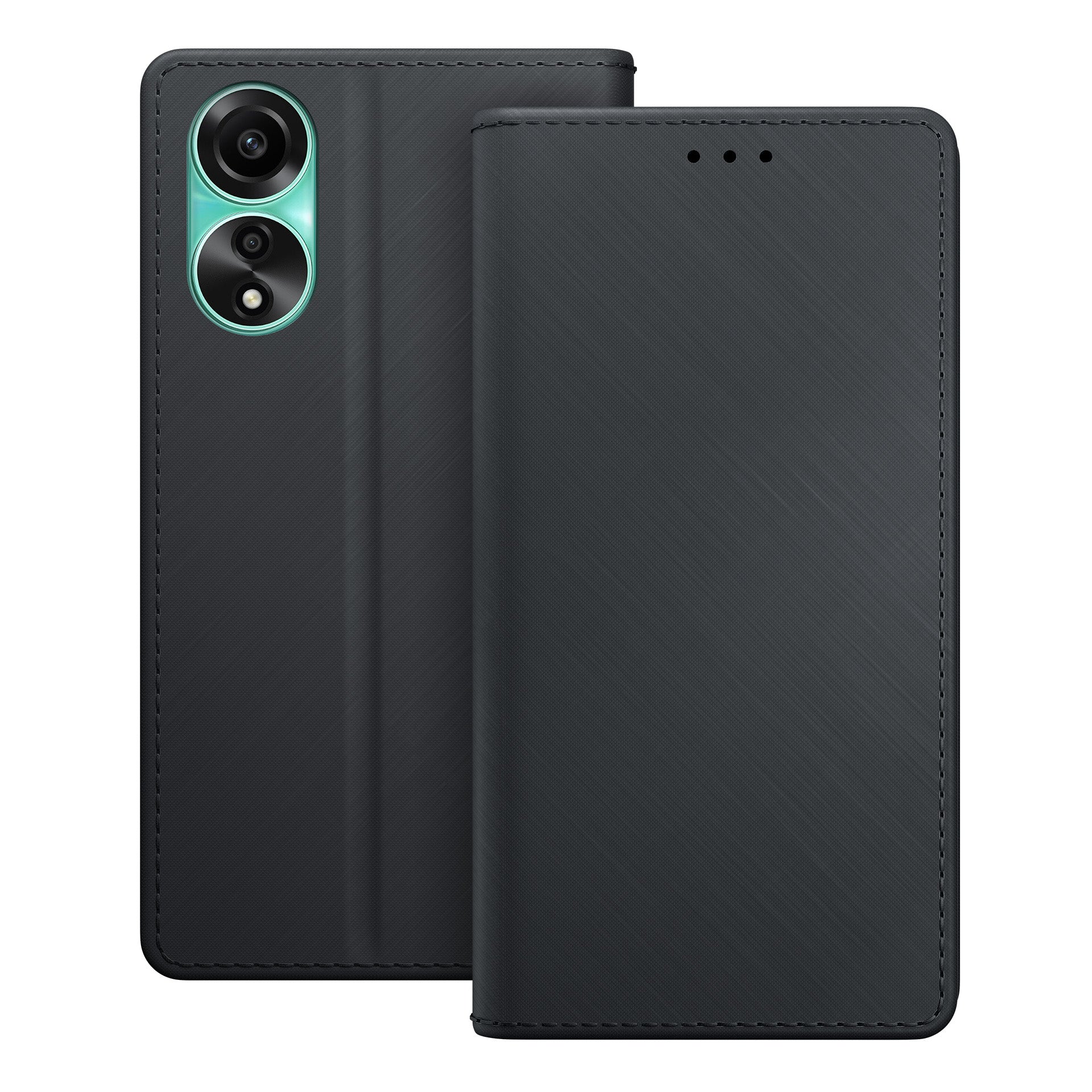 3mk piniginės dėklas, skirtas Oppo A78 4G – juodas -- Oppo A78 4G