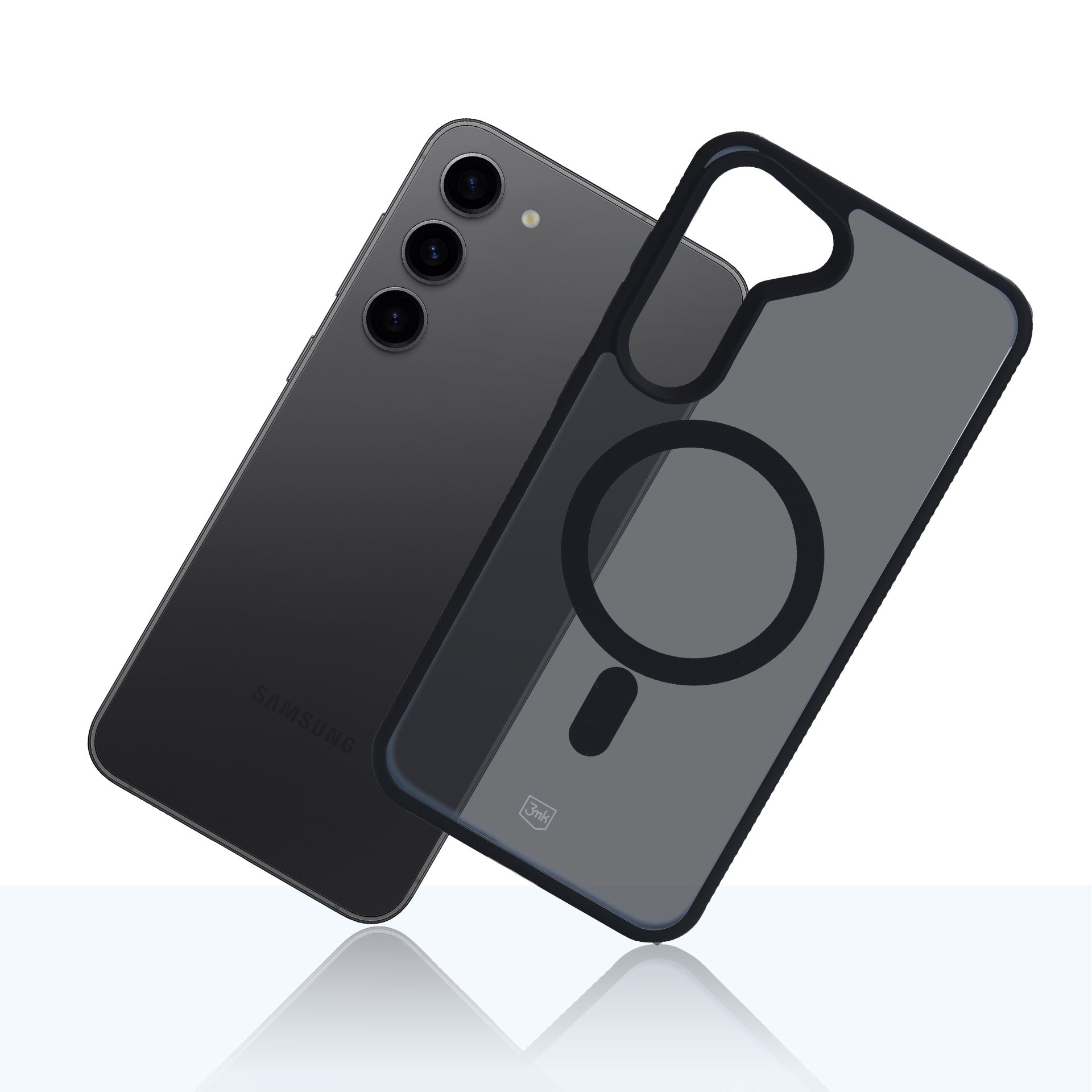 3mk smoke magcase skirtas Samsung Galaxy S23 5G - Black