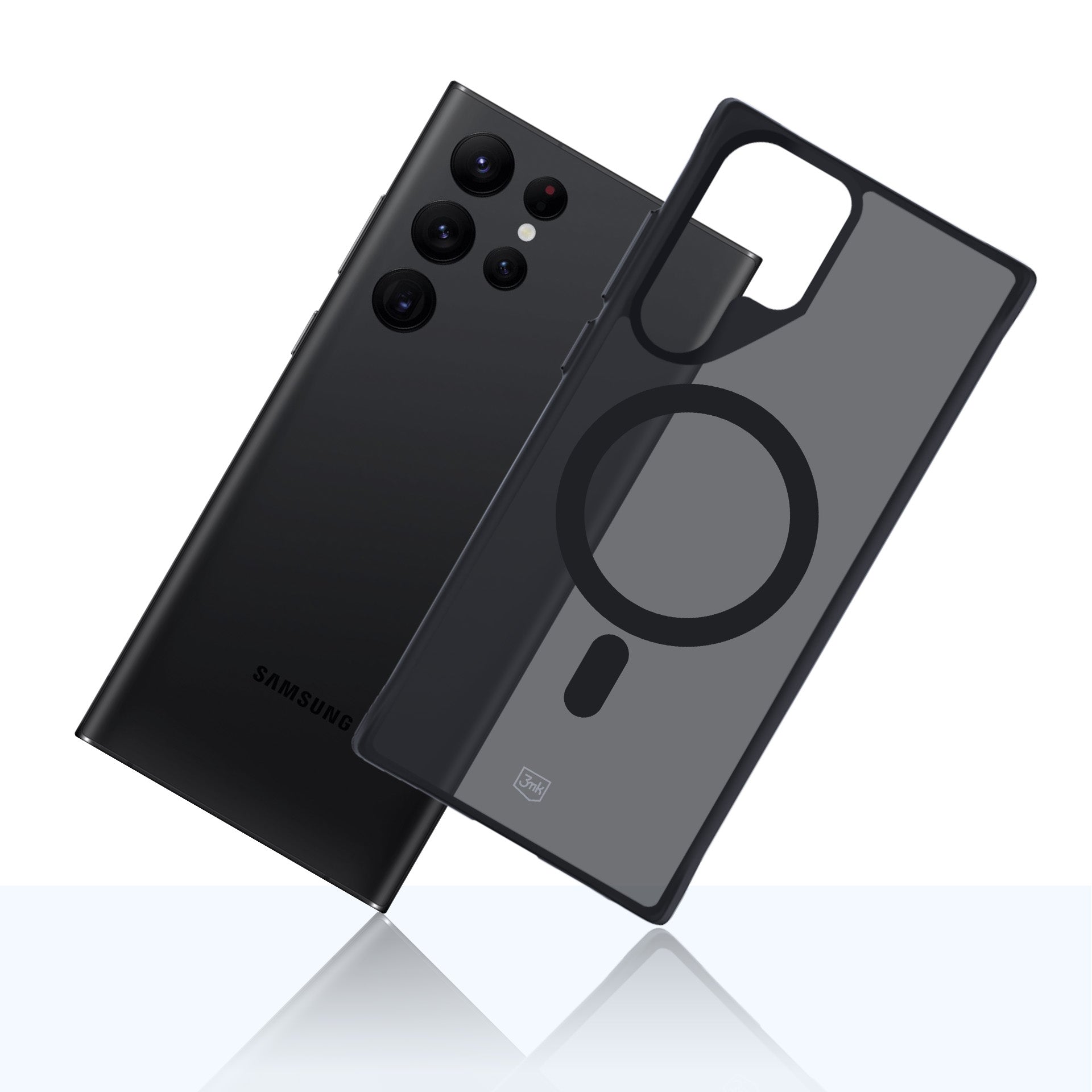 3mk Smoke MagCase dėklas, skirtas Samsung Galaxy S22 Ultra 5G -- Samsung Galaxy S22 Ultra 5G