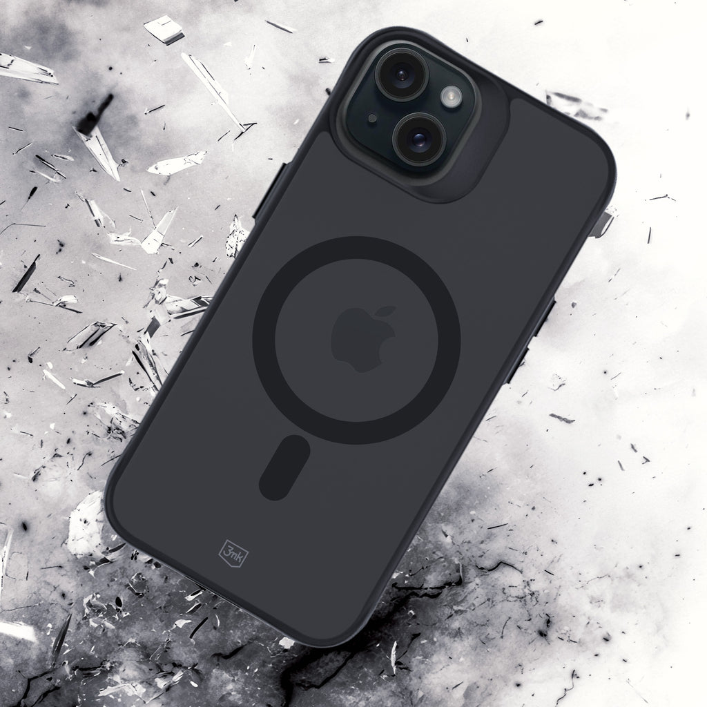 3mk Smoke MagCase su MagSafe iPhone 15 Plus - pusskaidri -- iPhone 15 Plus