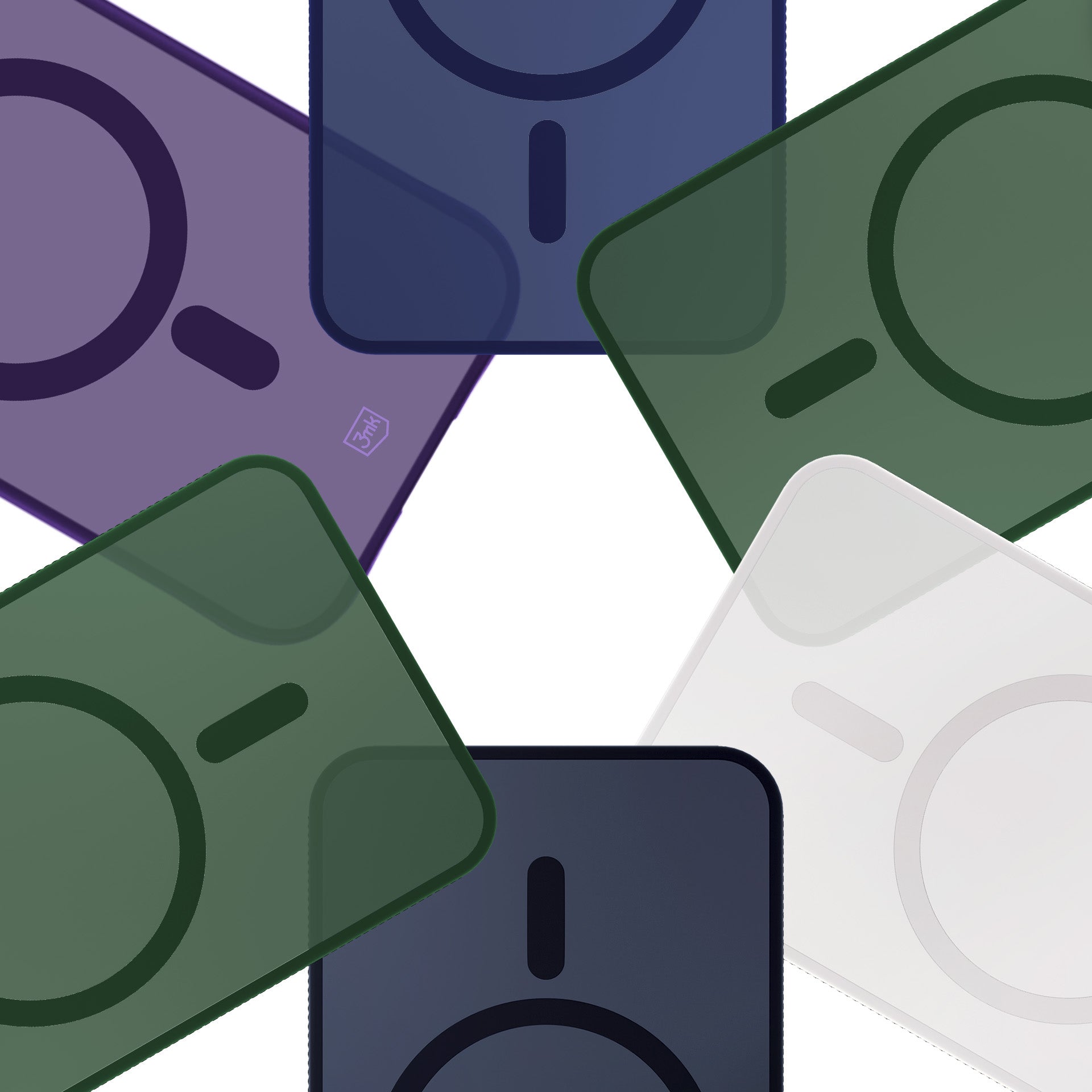 3mk Smoke MagCase su MagSafe iPhone 15 Plus - pusskaidri -- iPhone 15 Plus