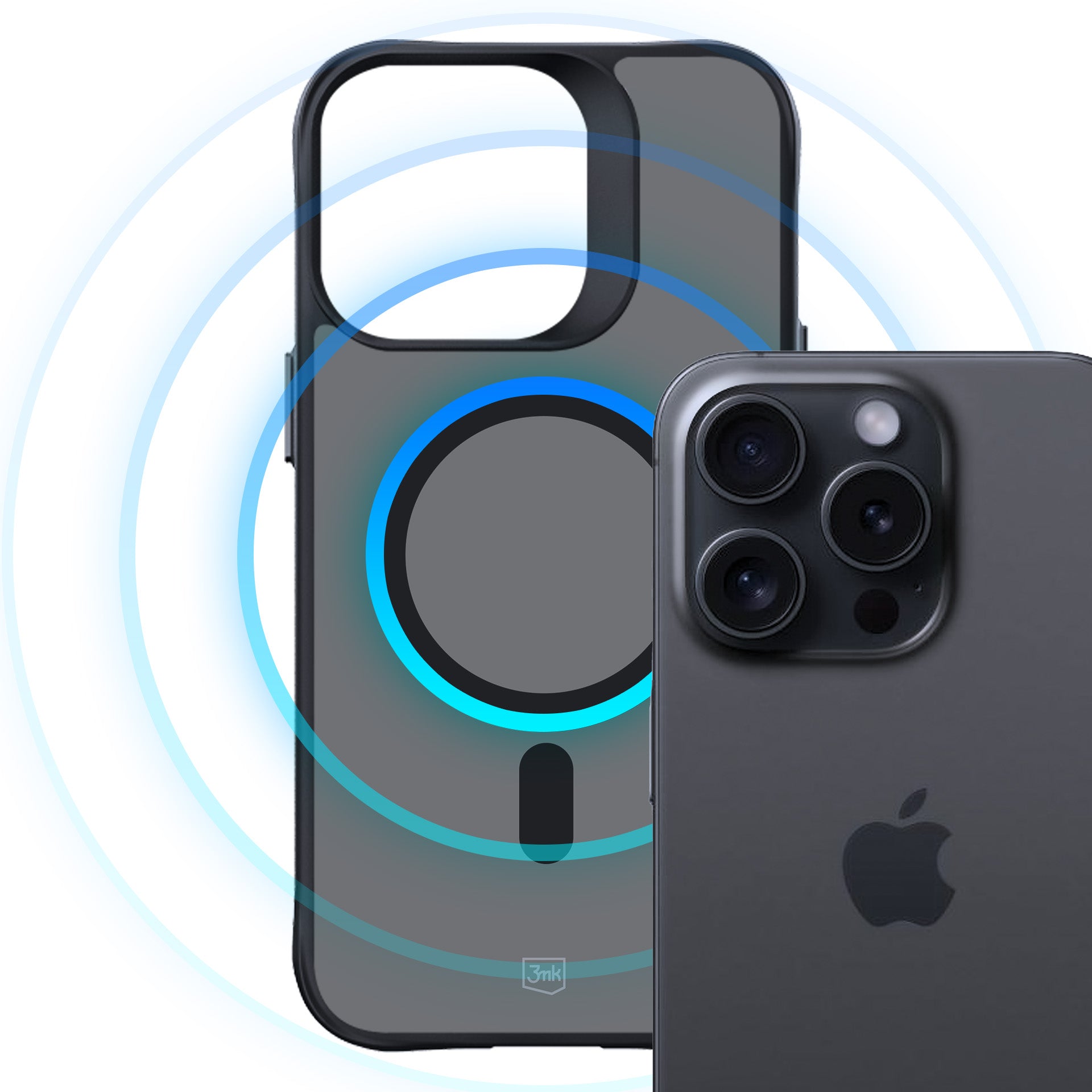3mk Smoke MagCase su MagSafe, skirtas iPhone 14 Pro Max – pusiau permatomas -- iPhone 14 Pro Max