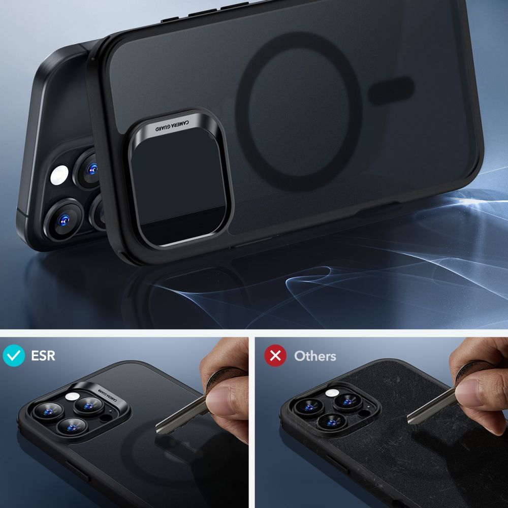 ESR Classic Hybrid HaloLock MagSafe dėklas + stiklas iPhone 16 Pro Max -- iPhone 16 Pro Max