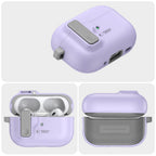 Tech-Protect Slim Hook dėklas AirPods Pro 1/2 – violetinis -- AirPods Pro / AirPods Pro 2