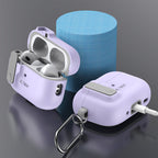 Tech-Protect Slim Hook dėklas AirPods Pro 1/2 – violetinis -- AirPods Pro / AirPods Pro 2