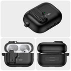 Tech-Protect Slim Hook dėklas AirPods Pro 1/2 – juodas -- AirPods Pro / AirPods Pro 2