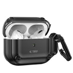 Tech-Protect Rough Hook dėklas AirPods Pro 1/2 – juodas -- AirPods Pro / AirPods Pro 2