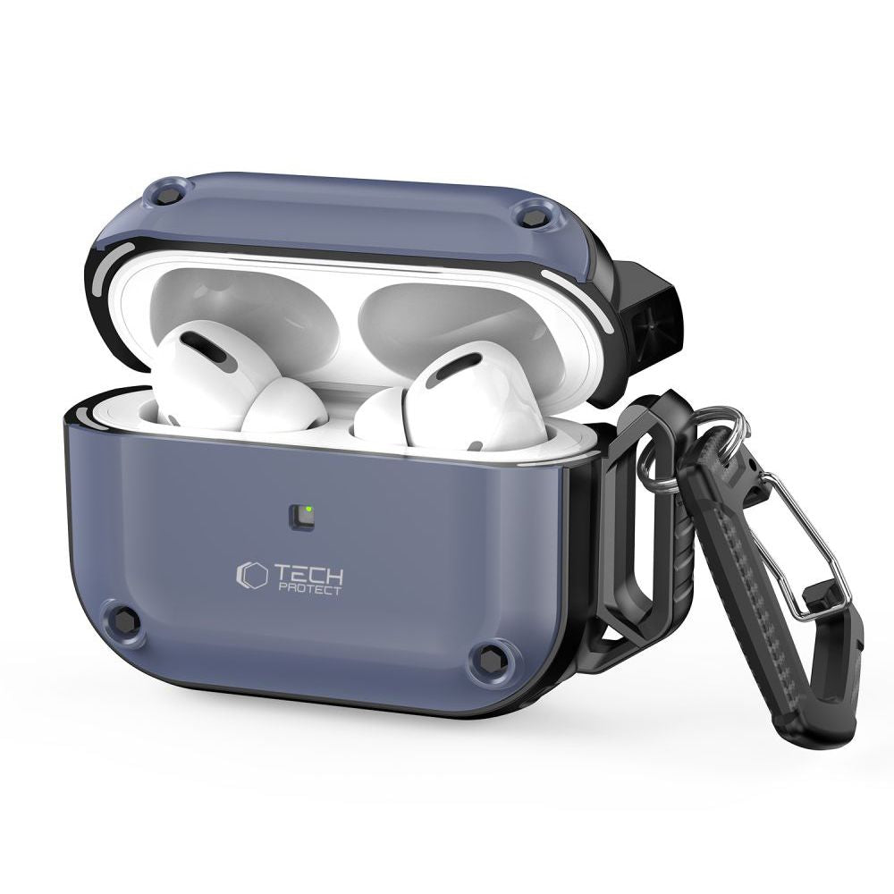 Tech-Protect Rough Hook dėklas AirPods Pro 1/2 – mėlynas -- AirPods Pro / AirPods Pro 2