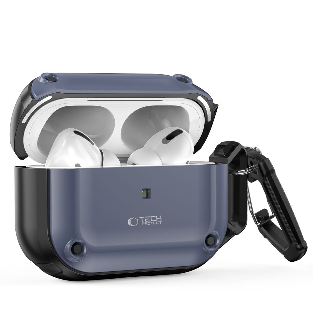 Tech-Protect Rough Hook dėklas AirPods Pro 1/2 – mėlynas -- AirPods Pro / AirPods Pro 2