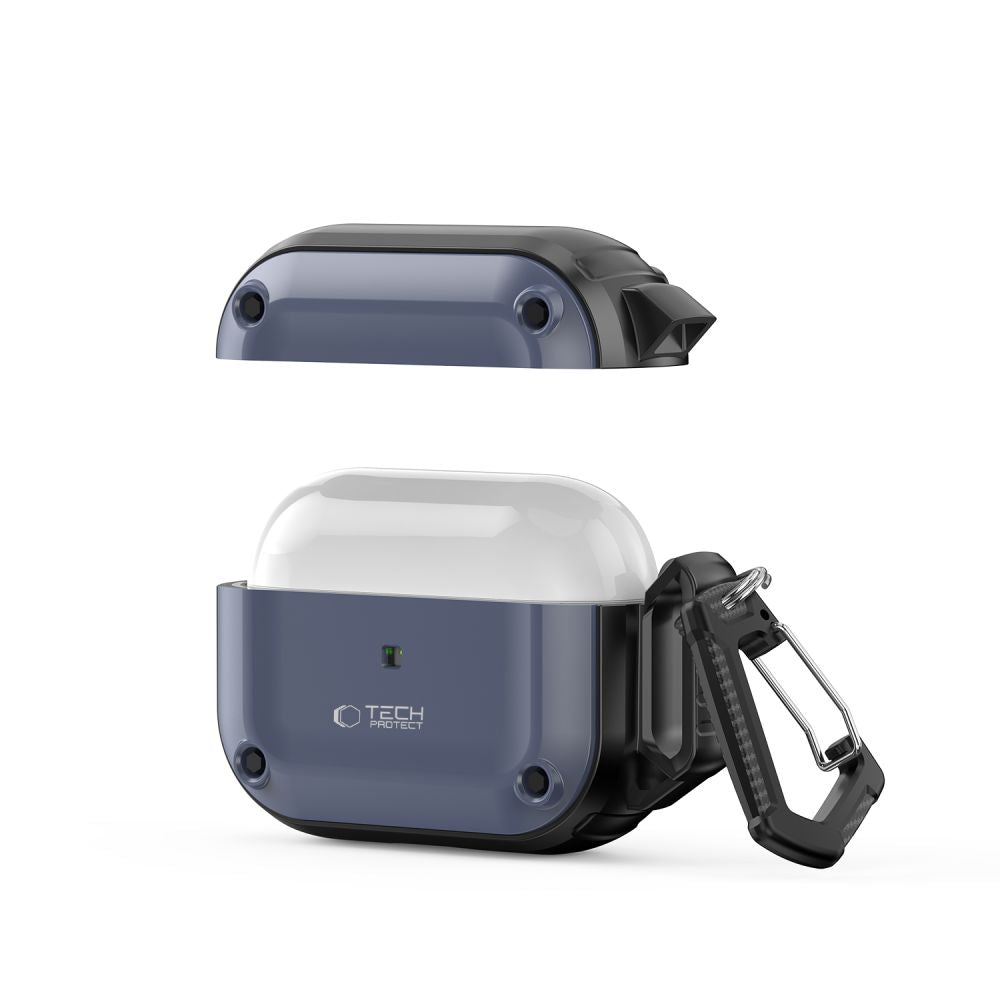 Tech-Protect Rough Hook dėklas AirPods Pro 1/2 – mėlynas -- AirPods Pro / AirPods Pro 2