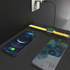 Apple Watch Dudao A12Max+ PD 100W 3in1 įkrovimo laidas: USB-C Lightning 1.2m - juodas