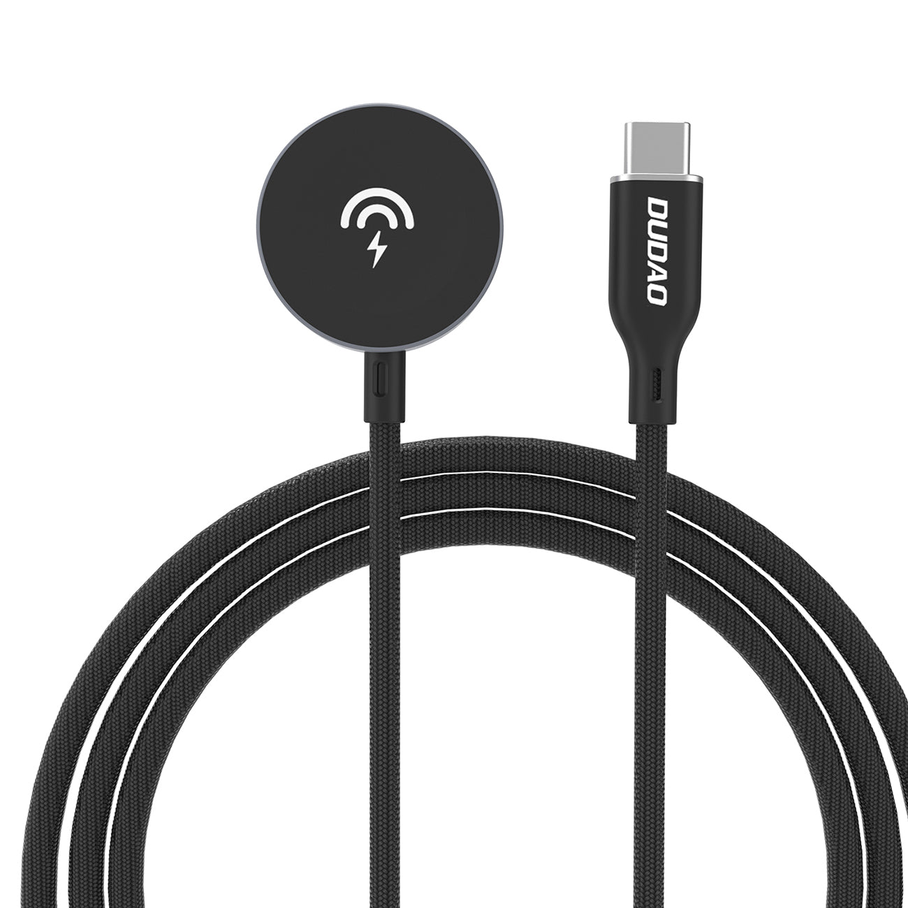 Dudao A12C indukcinis įkroviklis Apple Watch 1.2m - juodas Pirmasis paveikslėlis